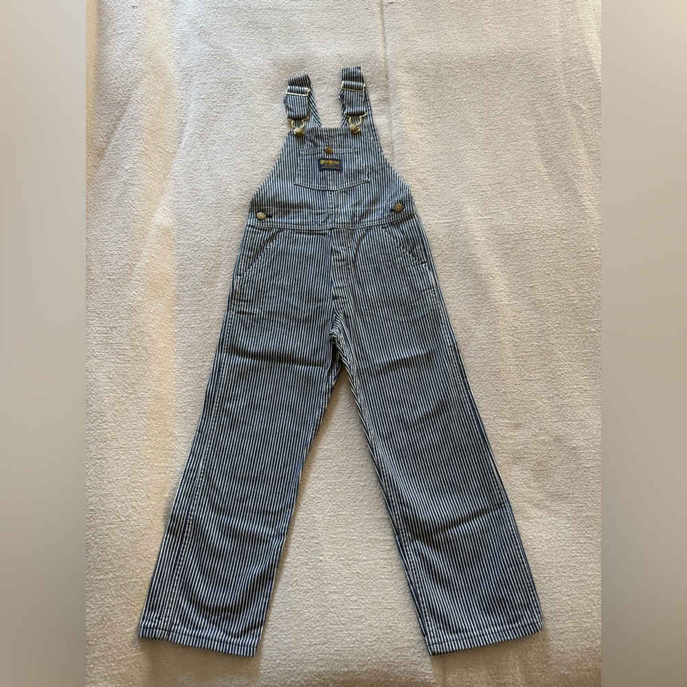 OshKosh B'Gosh | Vintage Railroad Striped Overalls | EUC | Size 6